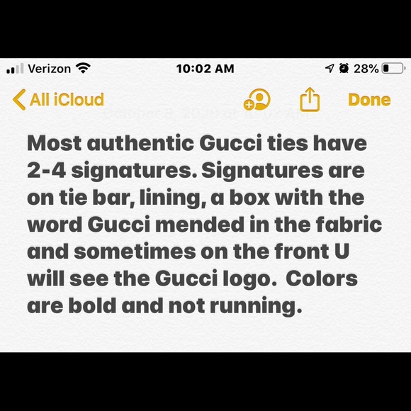 Gucci toe signed authentic new - Picture 2 of 5